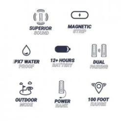 Blue Tees Golf The Player Magnetic Speaker 17 Blue Tees Golf The Player Magnetic Speaker -GolfPro Sales Shop BTG0010i