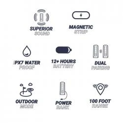 Blue Tees Golf The Player Magnetic Speaker 9 Blue Tees Golf The Player Magnetic Speaker - Image 9