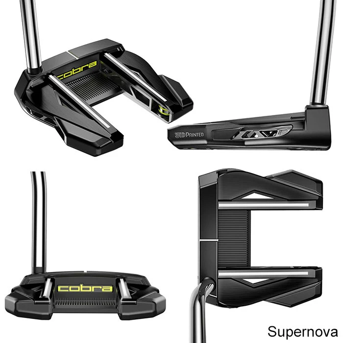 COBRA KING 3D Printed Black Putters 2 COBRA KING 3D Printed Black Putters - Image 2