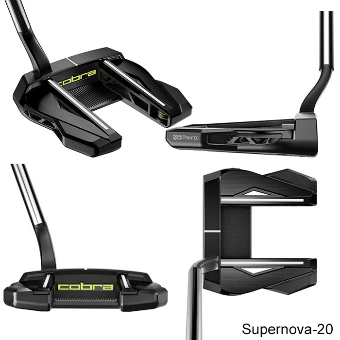 COBRA KING 3D Printed Black Putters 6 COBRA KING 3D Printed Black Putters - Image 6