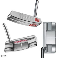 Evnroll Classic Series Blade Silver Satin Finish Putters -GolfPro Sales Shop EVN0011c