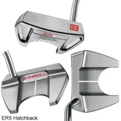 Evnroll Classic Series Mallet Silver Satin Finish Putters