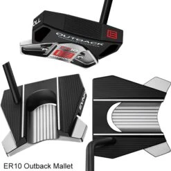 Evnroll Classic Series Mallet Silver Satin Finish Putters -GolfPro Sales Shop EVN0012e