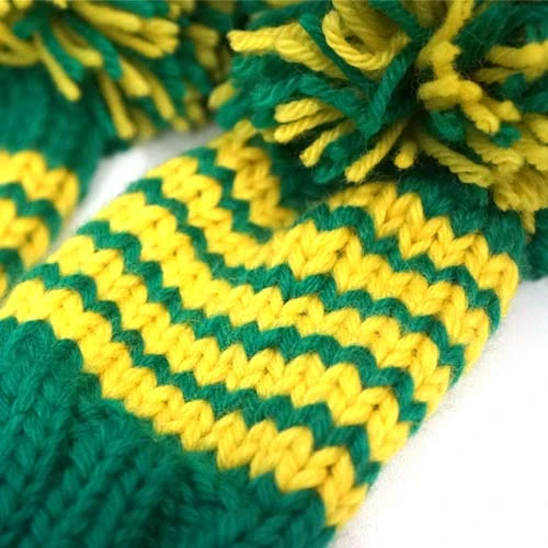 Jan Craig Green Yellow Stripe Headcover Set 4 Jan Craig Green Yellow Stripe Headcover Set - Image 4