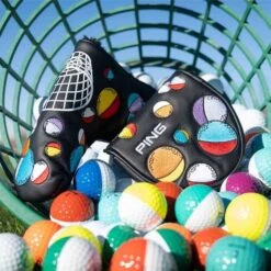 Ping Vintage Strobic Mallet Putter Cover -GolfPro Sales Shop PNG0821c