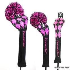 RocketTour Argyle Pom Pom Headcover -GolfPro Sales Shop ROC0008 8e
